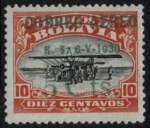 Stamps Bolivia -  Conmemoracion del Vuelo del Graf Zeppelin a sud America