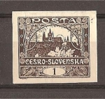Sellos de Europa - Checoslovaquia -  Castillo de Praga. / Republica.