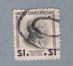 Stamps United States -  Woodrow Wilson