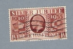 Stamps United Kingdom -  Silver Jubilee