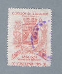 Stamps : America : El_Salvador :  Escudo