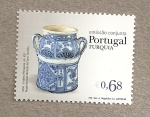 Sellos de Europa - Portugal -  Vaso de cerámica siglo XVII