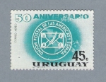 Stamps Uruguay -  50 Aniv. Unión Postal de las Americas y España
