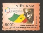 Stamps Asia - Vietnam -  xe gho, fundador de la organización internacional de la francofonia, político y poeta