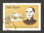 Stamps Vietnam -  100 anivº del fallecimiento de tran quy cap, poeta