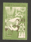 Stamps Vietnam -  industria textil