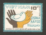 Stamps Vietnam -  organización de solidaridad con los pueblos de Asia, África y América Latina