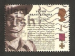 Stamps United Kingdom -  150 anivº de la victoria cross, capitán agansing rai