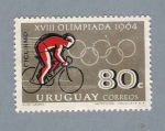 Sellos de America - Uruguay -  XVIII Olimpiadas 1964