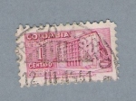 Stamps Colombia -  Palacio de Comunicaciones