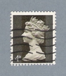 Stamps United Kingdom -  Reina Isabel II (repetido)