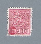 Stamps : Europe : Finland :  Escudo (repetido)