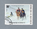 Stamps Burkina Faso -  Washington et Lafayette
