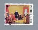 Stamps : Africa : Burkina_Faso :  Washington- Ceremonie d