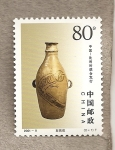 Stamps Asia - China -  Antiguas jarras chinas