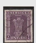 Stamps India -  Pilar de la capital de Asoka