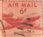 Sellos de America - Estados Unidos -  AIR MAIL