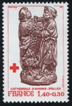 Stamps France -  FRANCIA - Catedral de Amiens