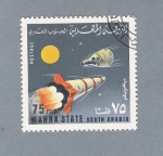 Sellos de Asia - Arabia Saudita -  Serie espacial