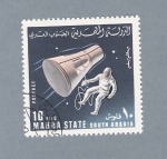 Sellos de Asia - Arabia Saudita -  Serie espacial