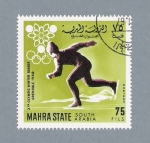 Stamps Asia - Saudi Arabia -  X th Olympic Winter Games Grendoble 1968