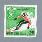 Stamps Saudi Arabia -  X th Olympic Winter Games Grendoble 1968