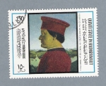 Stamps Asia - Saudi Arabia -  Cuadro Federico da Montefeltro