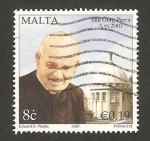 Stamps : Europe : Malta :  san gorg preca