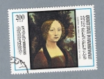 Stamps Saudi Arabia -  Ginevra da Benci de Leonardo Da Vinci