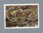 Sellos de Asia - Arabia Saudita -  Leopardo