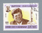 Stamps Saudi Arabia -  J. F. Kenedy