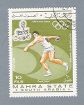 Stamps Saudi Arabia -  México 1968