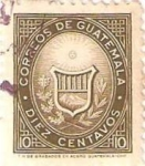 Stamps Guatemala -  CORREO DE GUAREMALA 10 CENTAVOS