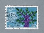 Stamps Switzerland -  Congreso Suizo de Estero