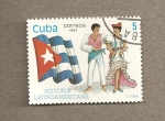 Stamps : America : Cuba :  Historia Latinoamericana