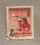 Stamps Cuba -  Navidad 1956-57