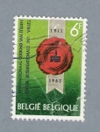 Stamps : Europe : Belgium :  Sello de Lacra