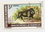 Stamps : Africa : Benin :  Phacochoerus  Aethiopicus