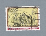 Stamps Greece -  Caballero