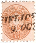 Stamps : Europe : Poland :  1863/64 15k Tielicz