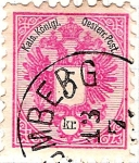 Stamps : Europe : Poland :  1883 5k Lemberg