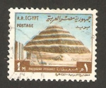 Sellos de Africa - Egipto -  pirámide escalonada de saqqara