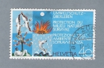 Stamps : Europe : Switzerland :  Protection du Mileu Naturel Survivire