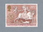 Stamps United Kingdom -  2nd Election European Parliament