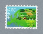 Stamps : Europe : Switzerland :  Campaña Europea del campo rural