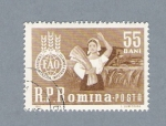Stamps Romania -  Trabajadoras del campo
