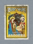 Stamps : Europe : Andorra :  Nacimiento de Meritxell