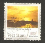 Sellos de Asia - Vietnam -  playa de cua tung
