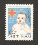 Sellos de Asia - Vietnam -  vacunación infantil