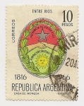 Stamps Argentina -  Escudo Provincia de Entre Ríos